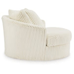 Lindyn Oversized Swivel Accent Chair IVORY