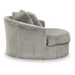 Lindyn Oversized Swivel Accent Chair FOG