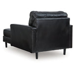 Bryceview Leather Chaise ONYX