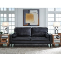 Bryceview Sofa 100% Leather Sofa ONYX