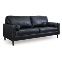 Bryceview Sofa 100% Leather Sofa ONYX