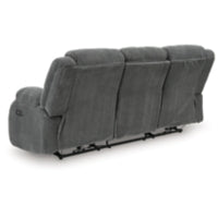 Observation REC PWR Sofa w/Drop Down Table STEEL