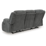 Observation REC PWR Sofa w/Drop Down Table STEEL