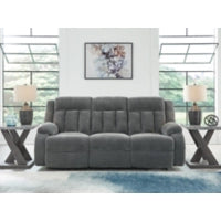 Observation REC PWR Sofa w/Drop Down Table STEEL