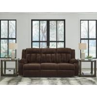 Observation REC PWR Sofa w/Drop Down Table CHOCOLATE
