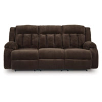 Observation REC PWR Sofa w/Drop Down Table CHOCOLATE
