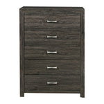 Edina 5 Drawer Chest DARK GREY
