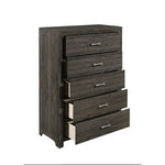 Edina 5 Drawer Chest DARK GREY