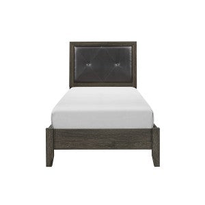 Twin Edina Bed DARK GREY