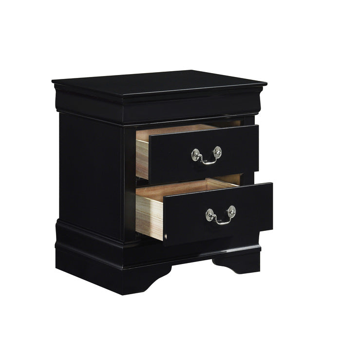 Mayville Night Stand  BLACK