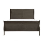 Mayville Queen Sleigh Bed GREY
