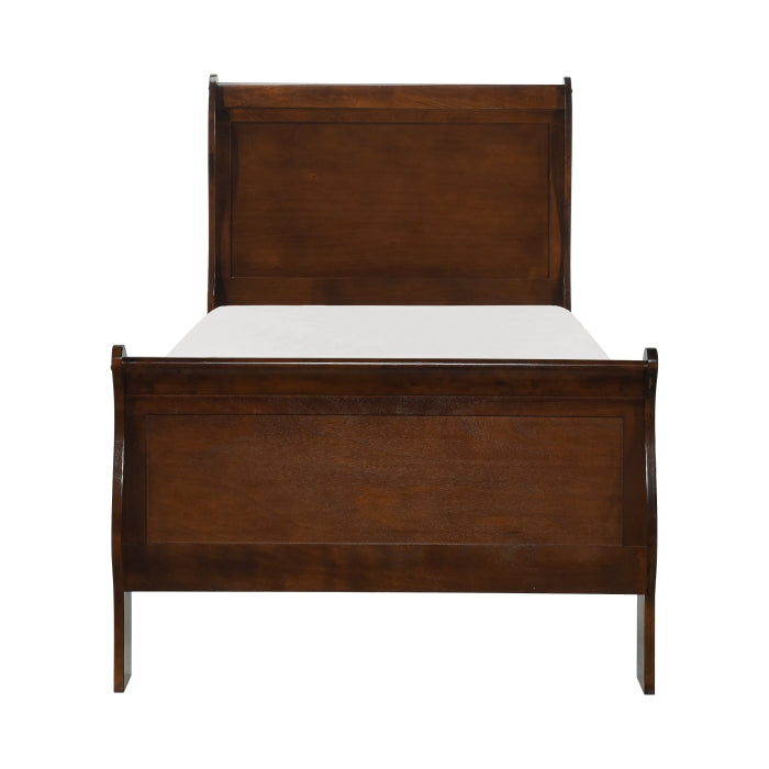 Mayville Twin Sleigh Bed CHERRY