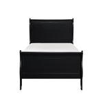 Mayville Twin Sleigh Bed BLACK