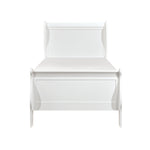Mayville Sleigh Bed WHITE