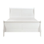 Mayville Queen Sleigh Bed WHITE
