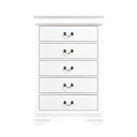 Mayville 5 Drawer Chest WHITE