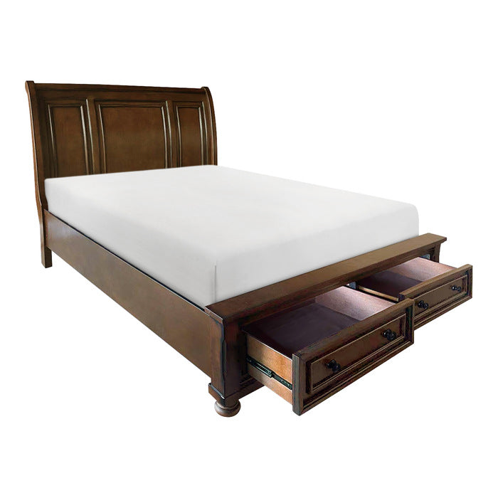 Cumberland Queen Storage Platform Bed CHERRY