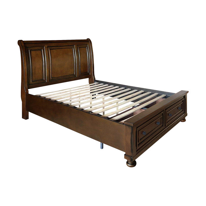 Cumberland Queen Storage Platform Bed CHERRY