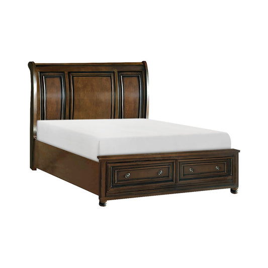 Cumberland Queen Storage Platform Bed CHERRY