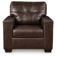 Santorine Leather Chair DARK BROWN