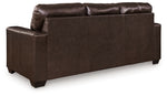 Santorine Queen Leather Sofa Sleeper DARK BROWN