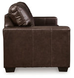 Santorine Queen Leather Sofa Sleeper DARK BROWN