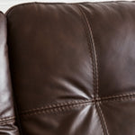Santorine Leather Chair DARK BROWN
