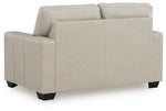 Santorine Leather Loveseat BONE