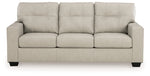 Santorine Queen Leather Sofa Sleeper BONE