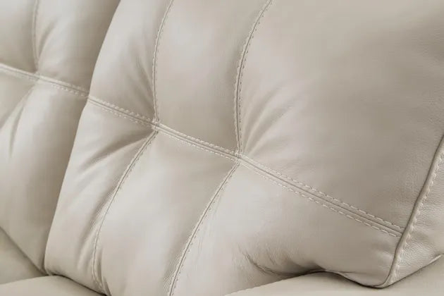 Santorine Leather Loveseat BONE