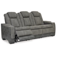 Next-Gen Durapella PWR REC Sofa with ADJ Headrest SLATE