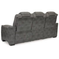 Next-Gen Durapella PWR REC Sofa with ADJ Headrest SLATE