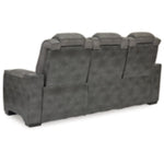 Next-Gen Durapella PWR REC Sofa with ADJ Headrest SLATE
