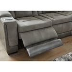 Next-Gen Durapella PWR REC Sofa with ADJ Headrest SLATE