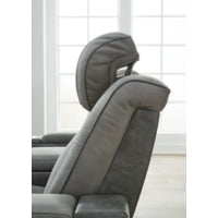 Next-Gen Durapella PWR REC Sofa with ADJ Headrest SLATE