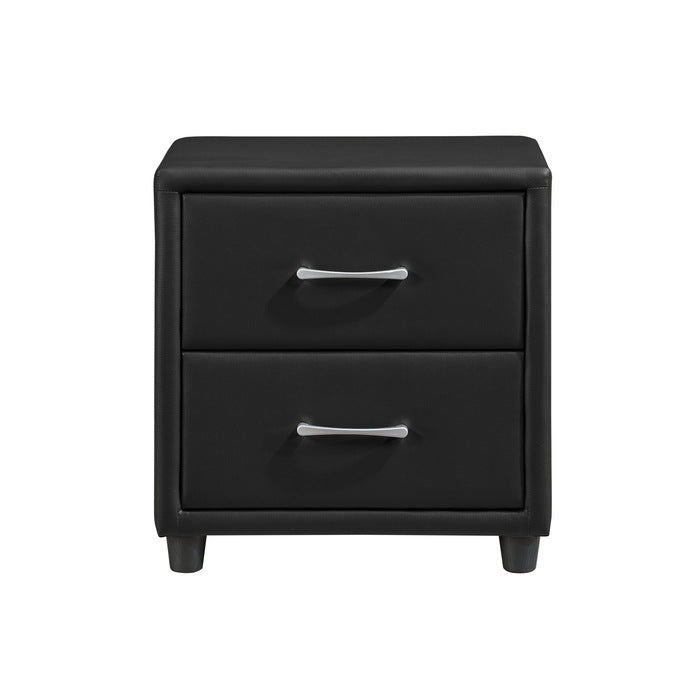 Lorenzi Night Stand BLACK VINYL