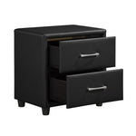 Lorenzi Night Stand BLACK VINYL