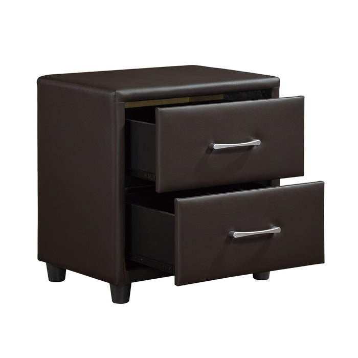 Lorenzi Night Stand DARK BROWN