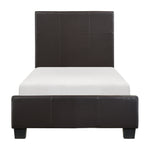 Lorenzi Twin Platform Bed DARK BROWN