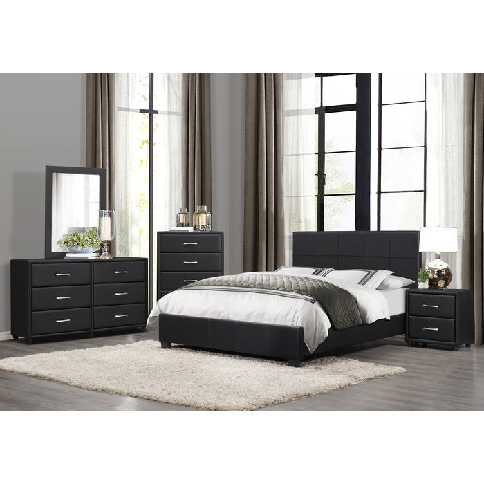 Lorenzi Night Stand BLACK VINYL