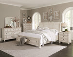 Bethel 5 Drawer Chest WIRE BRUSHED WHITE