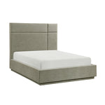 Paola Queen Platform Bed FOREST GREEN