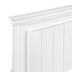 York Queen Bed WHITE