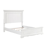 York Queen Bed WHITE