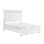 York Queen Bed WHITE