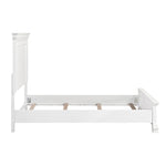 York Queen Bed WHITE