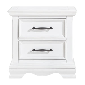 York Night Stand WHITE
