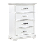 York 5 Drawer Chest WHITE