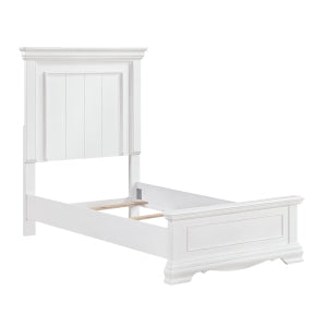 York Twin Bed WHITE