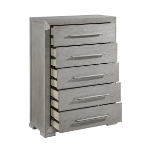 Owen 5 Drawer Chest GREY